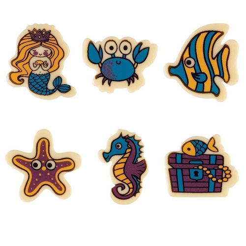 Decorazione di cioccolato "Sirena", ciocc. bianco