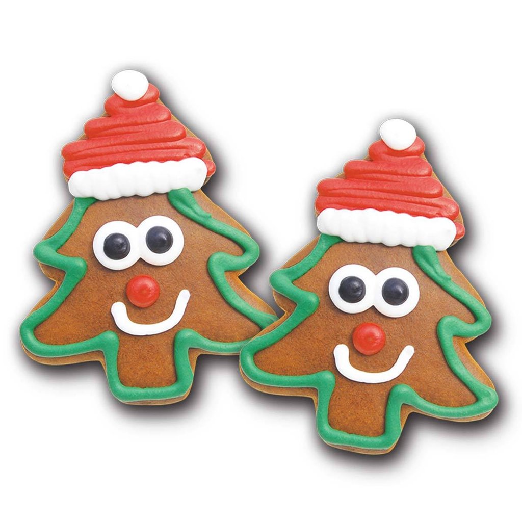Albero di Natale di pan pepato, 12x12 cm