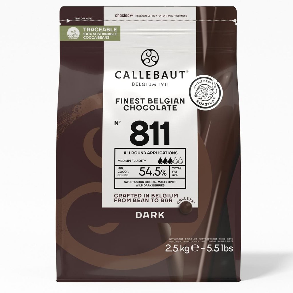 Callets "Callebaut" 811, scuro