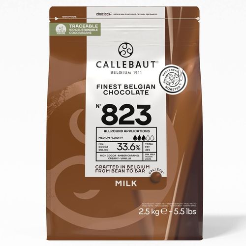 Callets "Callebaut" 823, al latte
