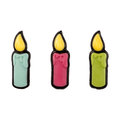 Decorazione "Comic Candles"