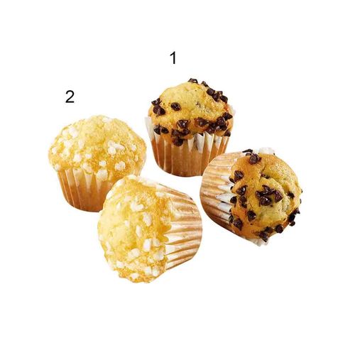 Assortimento di mini muffin, 2 varietà