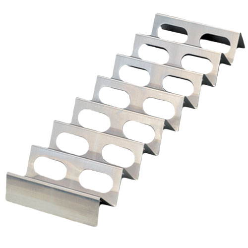 Espositore per snack, in acciaio, lungo&largo