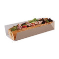 Contenitore hot dog, marrone - 1