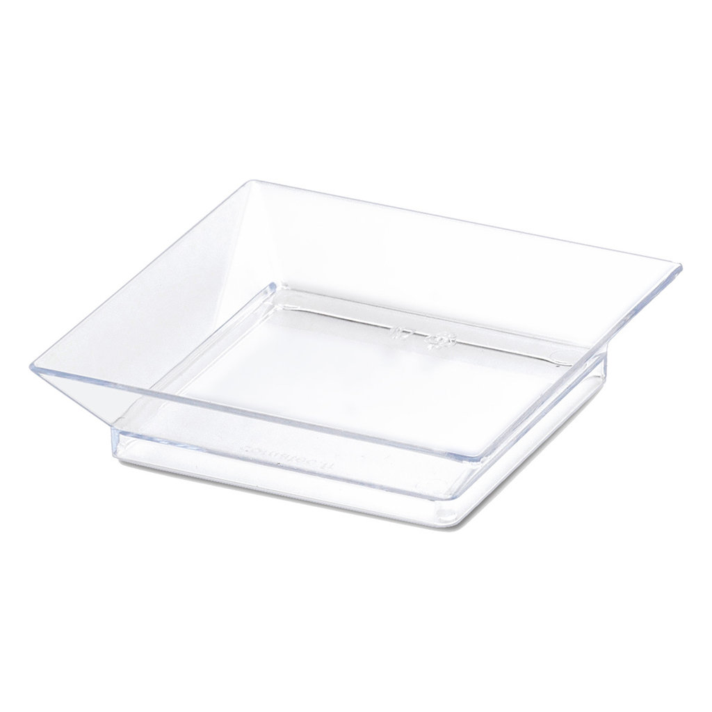 Ciotola 'Cubik piccola' trasparente, (plastica)