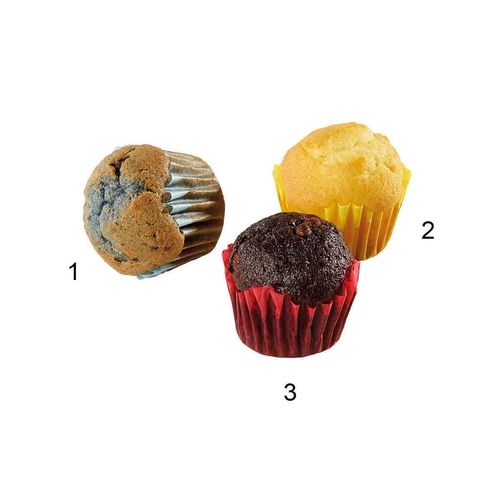 Assortimento di mini muffin, 3 varietá