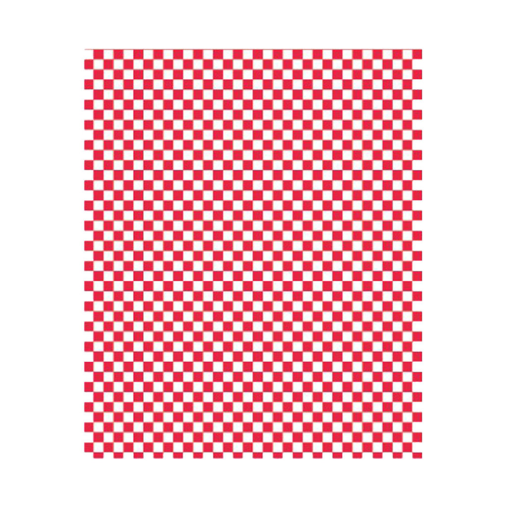 Carta per burger, rosso/bianco