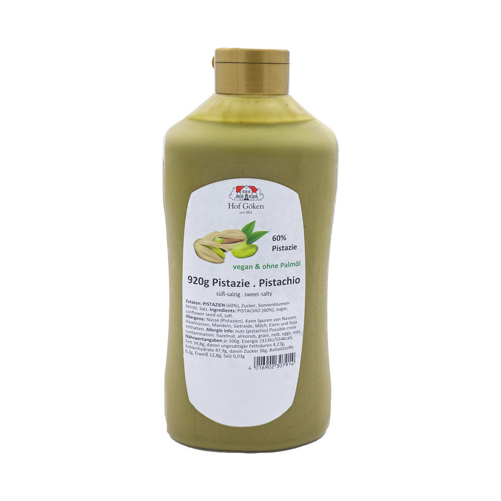 Salsa di pistacchio 60%, 4 flaconi da 920 g