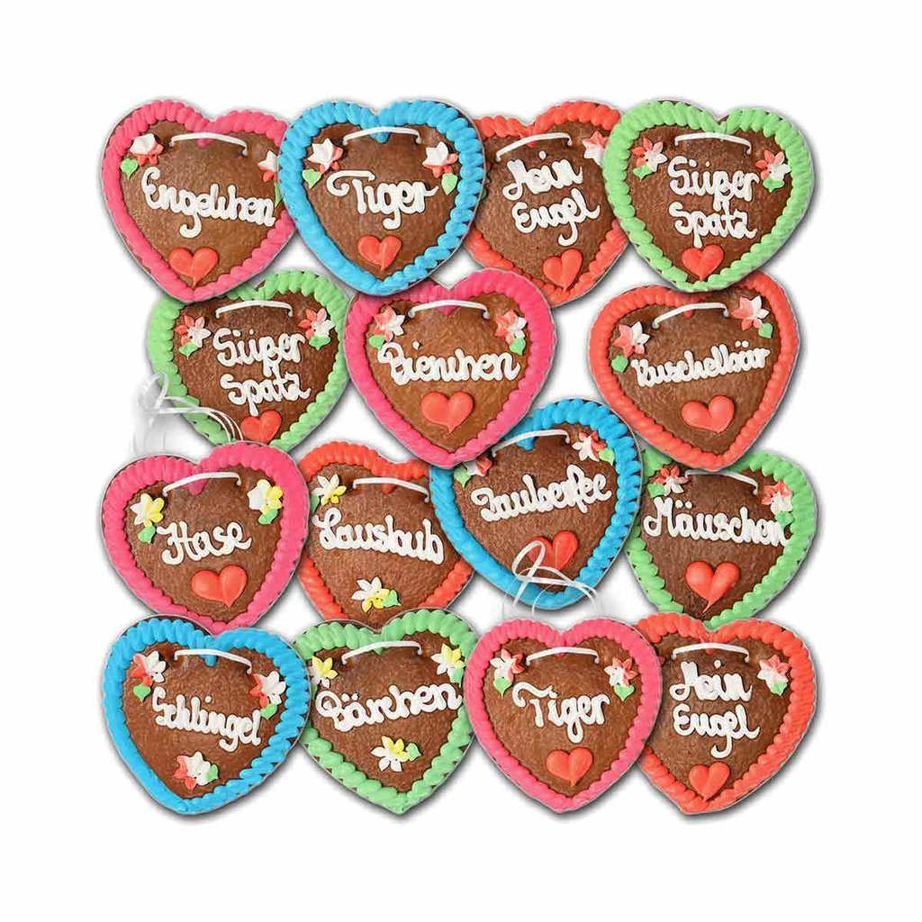 Cuore di pan pepato "Kosenamen", 14 x 12 cm