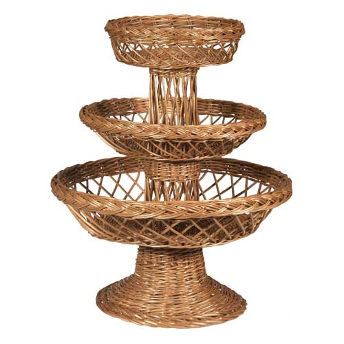 Etagère a cesti, 3 piani